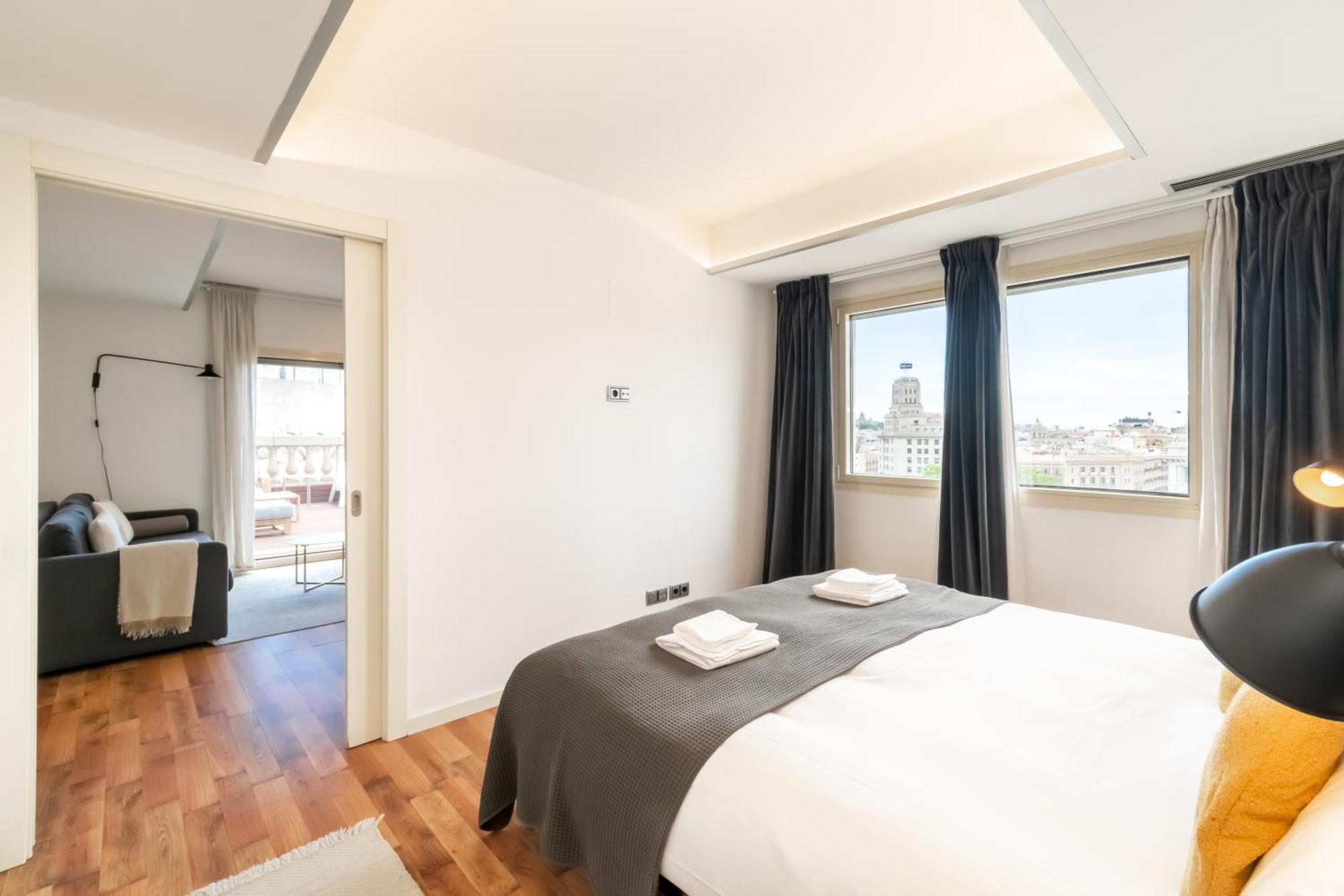 Unique Rentals - Placa Catalunya Central Apartments Barcellona Esterno foto